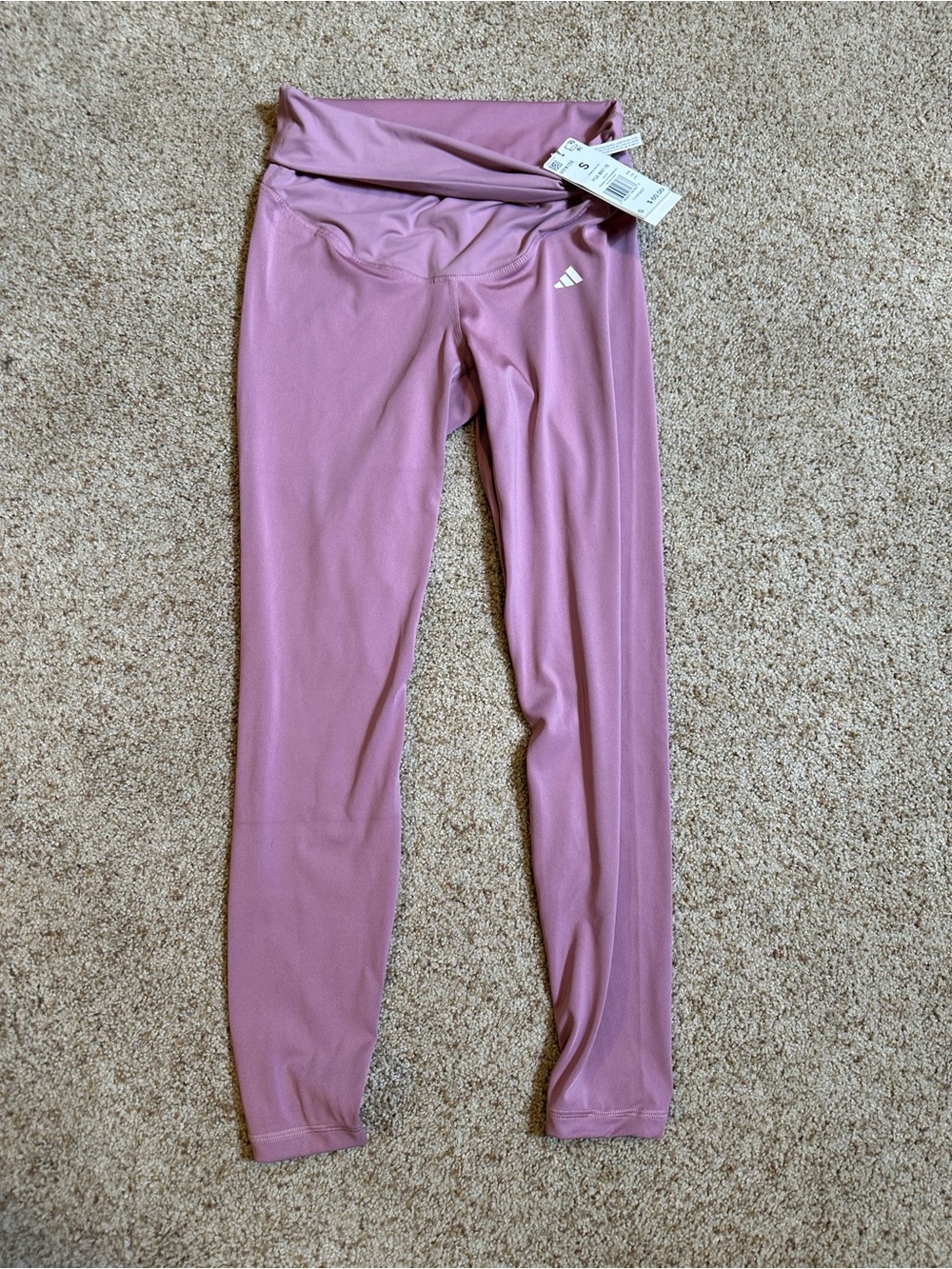 Adidas Mauve Maternity Leggings